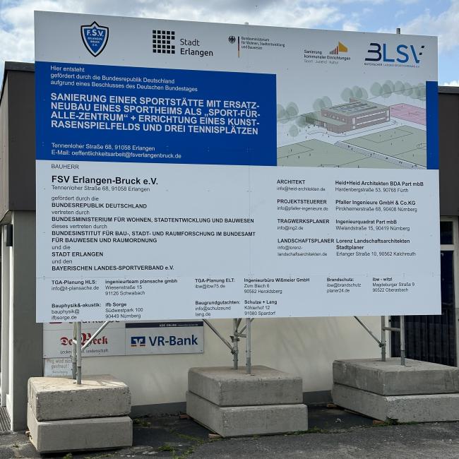FSV Bruck | Bauschild
